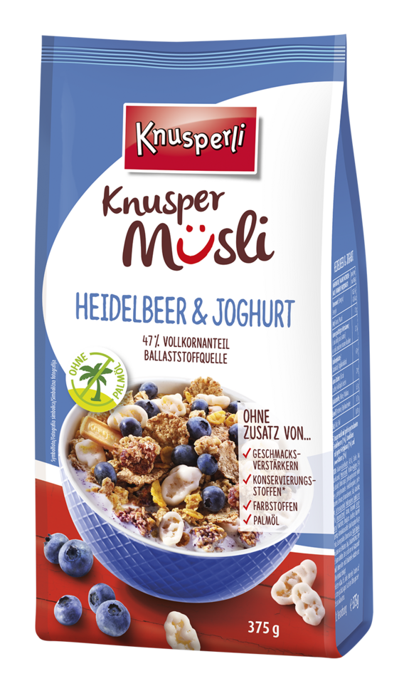 Knusperli Knusper Müsli Heidelbeer & Joghurt 375 g